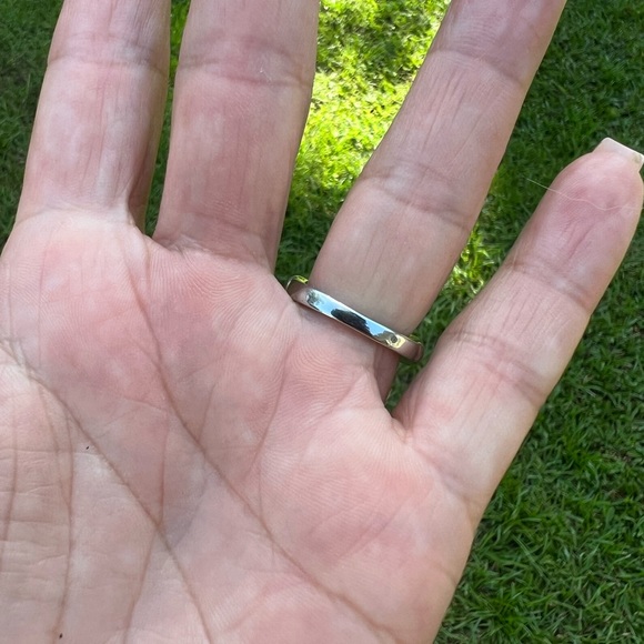 Silver-tone Royal Blue Costume Ring - Picture 10 of 15